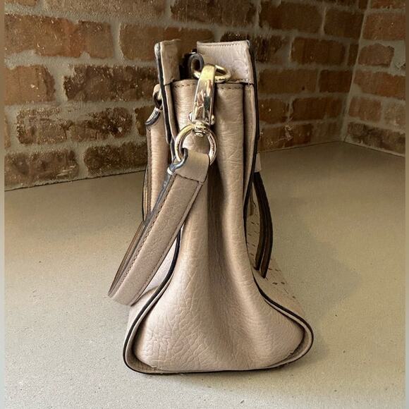 Kate Spade Perri Lane Romy Shoulder Handle Bag Leather Beige - Picture 8 of 16